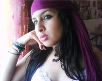Black cheerful BBW big