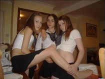Horny brunette teases and