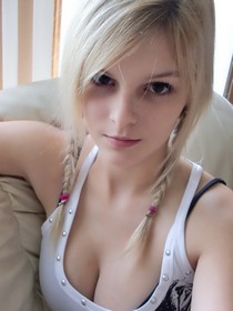 Dissolute young girl